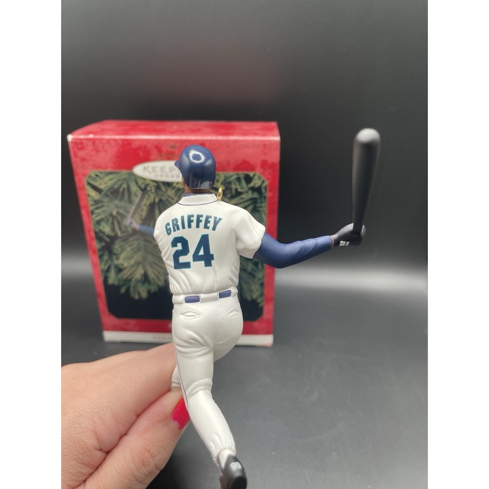 Vintage Hallmark Keepsake Ornament Ken Griffey Jr. At The Ballpark 1999 - Picture 5 of 6